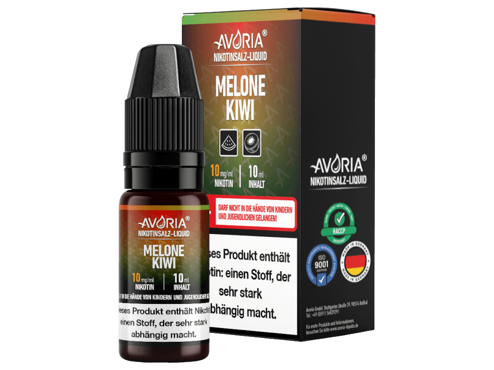 Avoria - Nikotinsalz Liquid - Melone-Kiwi - Dschinni GmbH