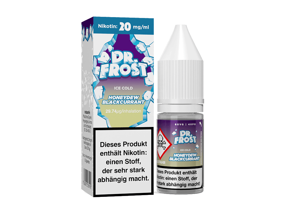 Dr. Frost - Ice Cold - Nikotinsalz Liquid - Honeydew Blackcurrant - Dschinni GmbH