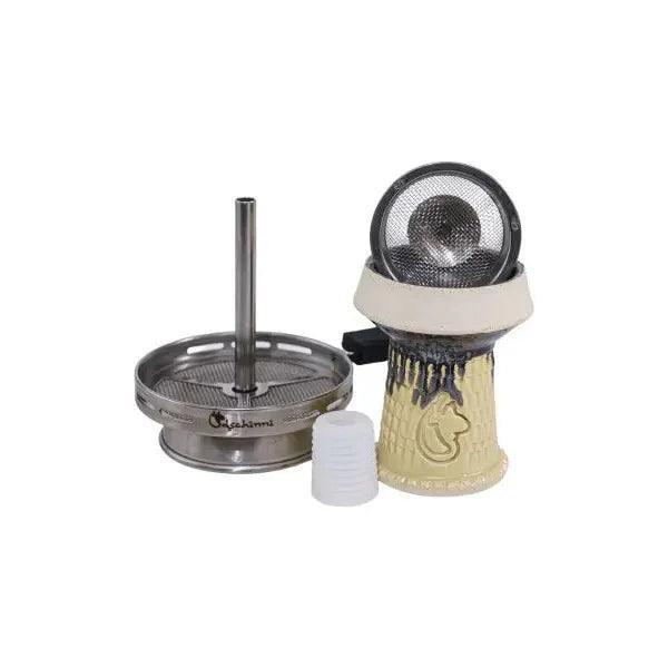 Dschinni Nero Steinkopf Schamottkopf Shisha Air Grip Set - Dschinni GmbH