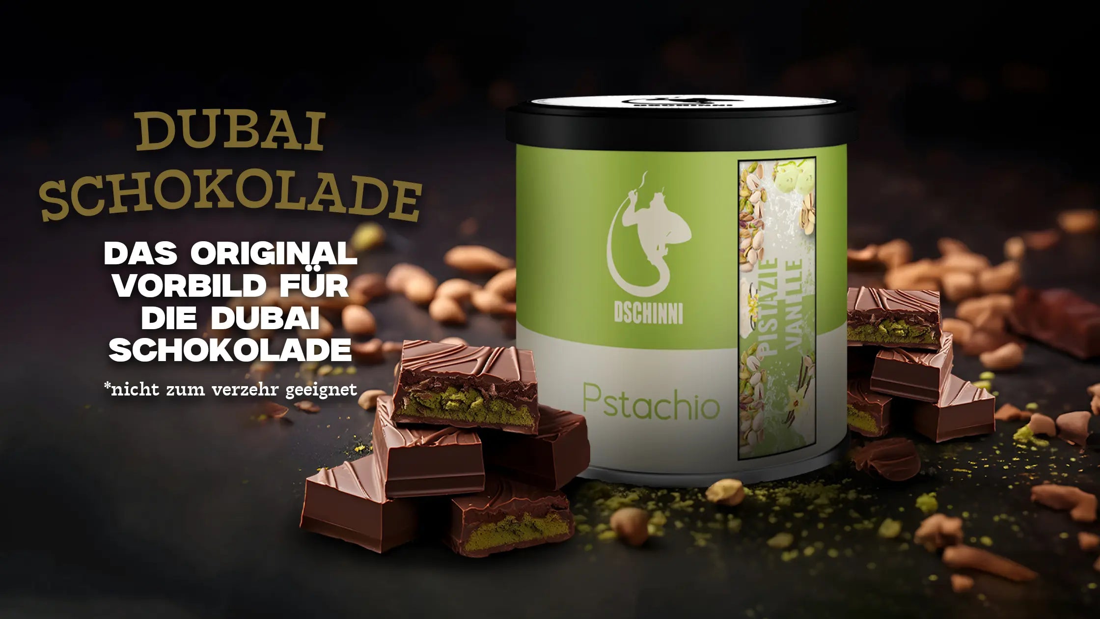 Pistachio Dubai Schokoladen banner