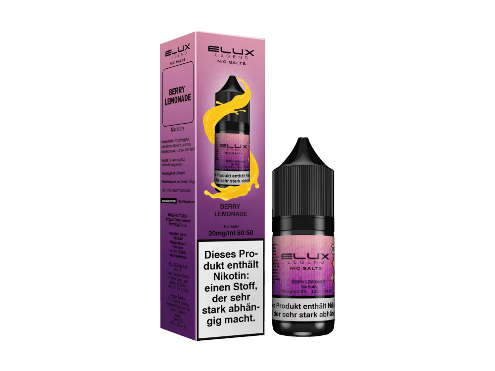 Elux - Nikotinsalz Liquid - Berry Lemonade - Dschinni GmbH