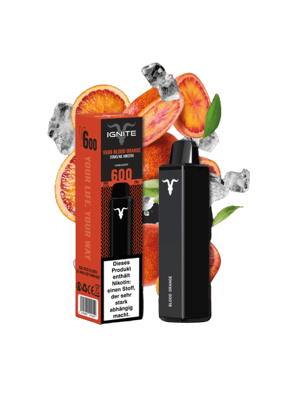 IGNITE Vape V600 - Blood Orange - Dschinni GmbH
