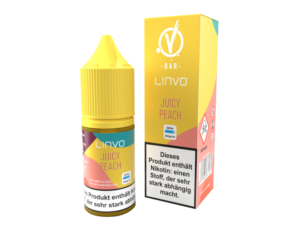 Linvo - Peach - Nikotinsalz Liquid 20 mg/ml - Dschinni GmbH