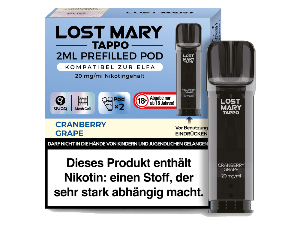 Lost Mary - Tappo Pod (2 Stück pro Packung) - Dschinni GmbH
