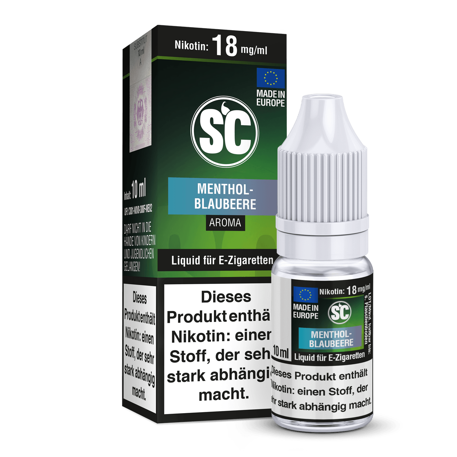 Menthol-Blaubeere E-Zigaretten Liquid - Dschinni GmbH