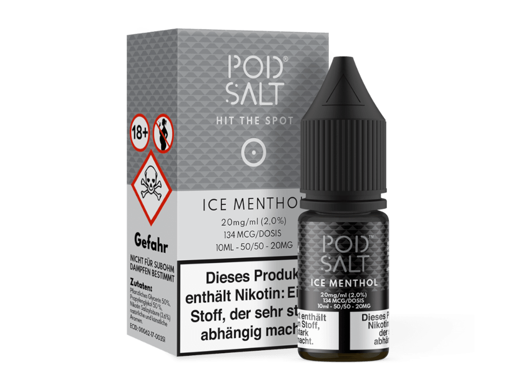 Pod Salt - Ice Menthol - Nikotinsalz Liquid - Dschinni GmbH