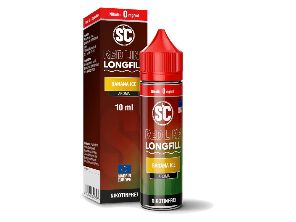 SC - Red Line Longfills 10 ml - Banana Ice - Dschinni GmbH