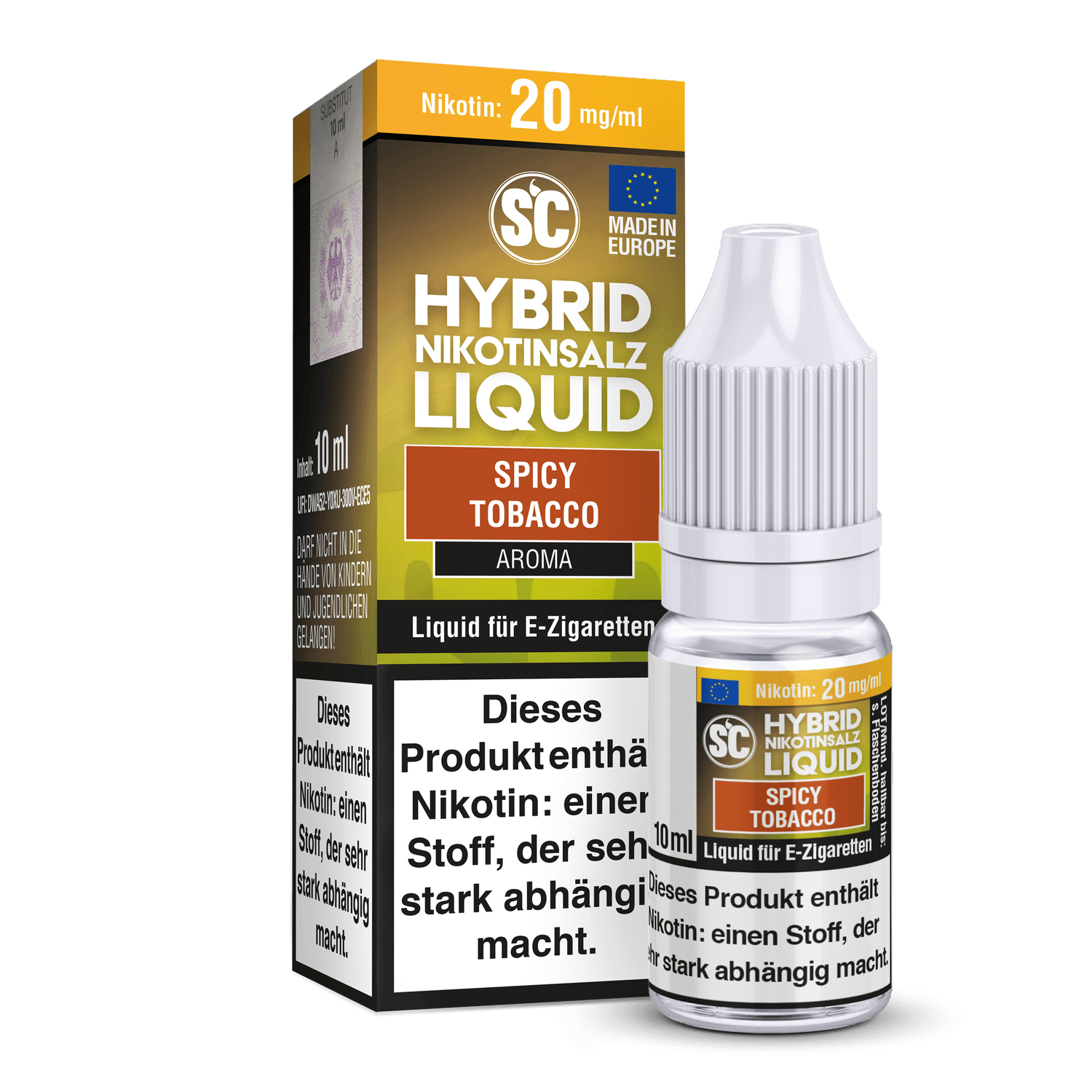 SC - Spicy Tobacco - Hybrid Nikotinsalz Liquid - Dschinni GmbH