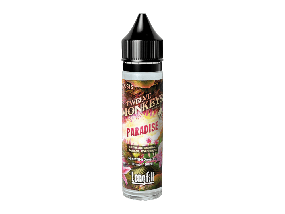 Twelve Monkeys - Longfills 10ml - Paradise - Dschinni GmbH