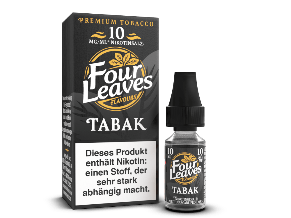 Four Leaves - Nikotinsalz Liquid - Tabak - Dschinni GmbH