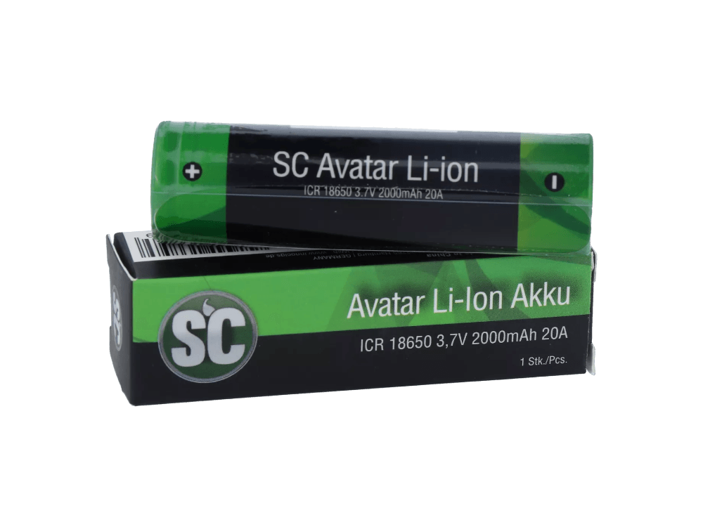 SC 18650er Akku 2000 mAh - 3,7 V - Dschinni GmbH