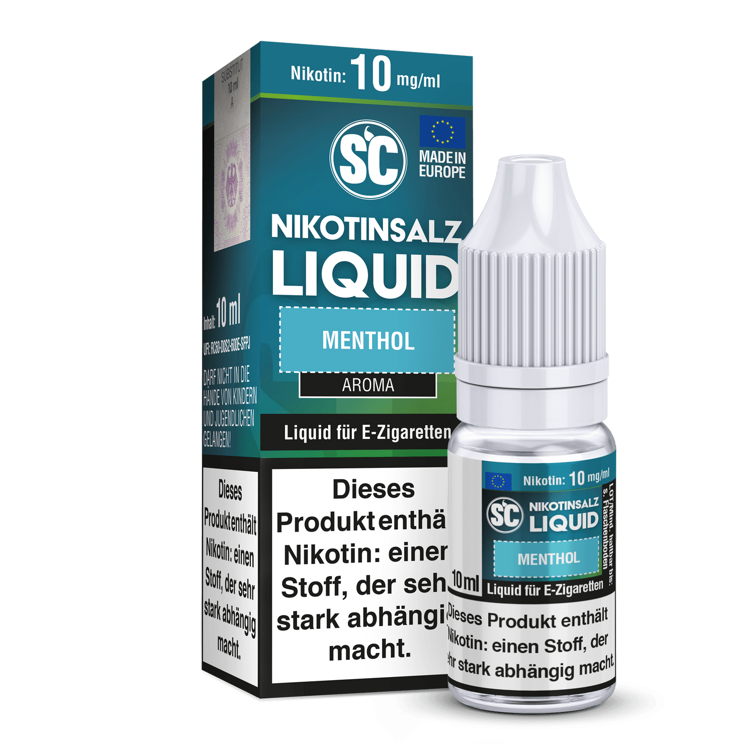 SC - Menthol - E-Zigaretten Nikotinsalz Liquid 20 mg/ml - Dschinni GmbH