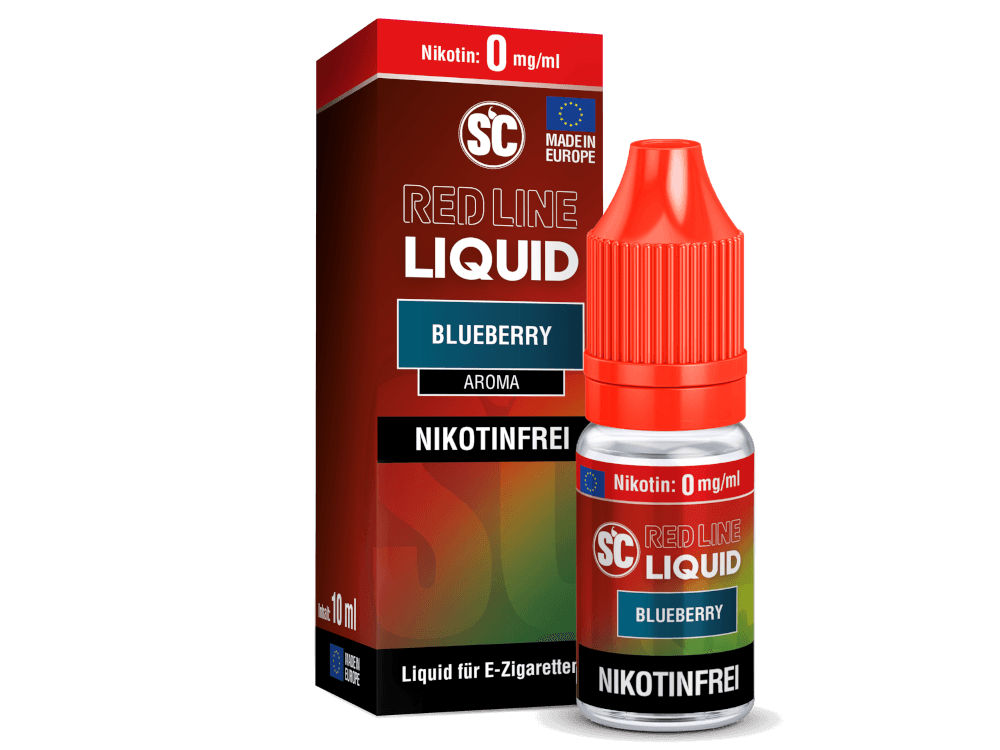 SC - Red Line - Blueberry - Nikotinsalz Liquid - Dschinni GmbH