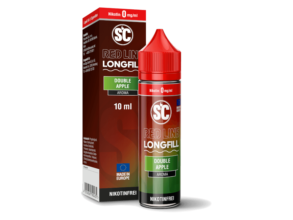 SC - Red Line Longfills 10 ml - Double Apple - Dschinni GmbH