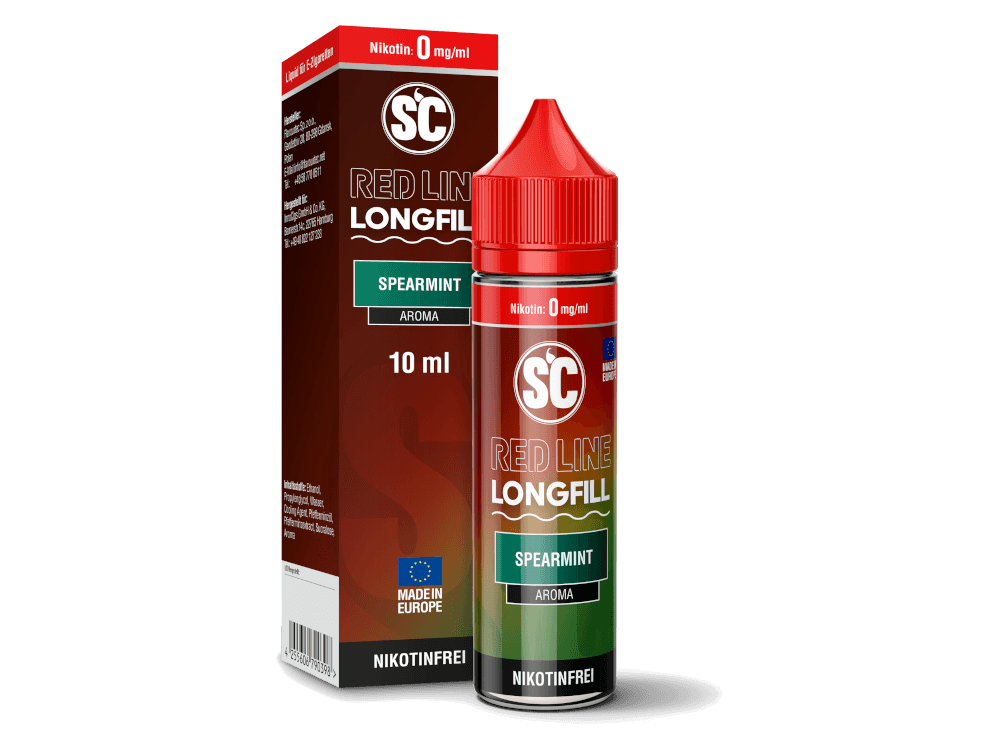 SC - Red Line Longfills 10 ml - Spearmint - Dschinni GmbH