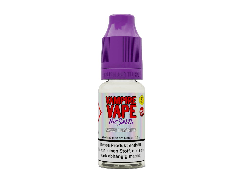 Vampire Vape - Sweet Lemon Pie - Nikotinsalz Liquid - Dschinni GmbH