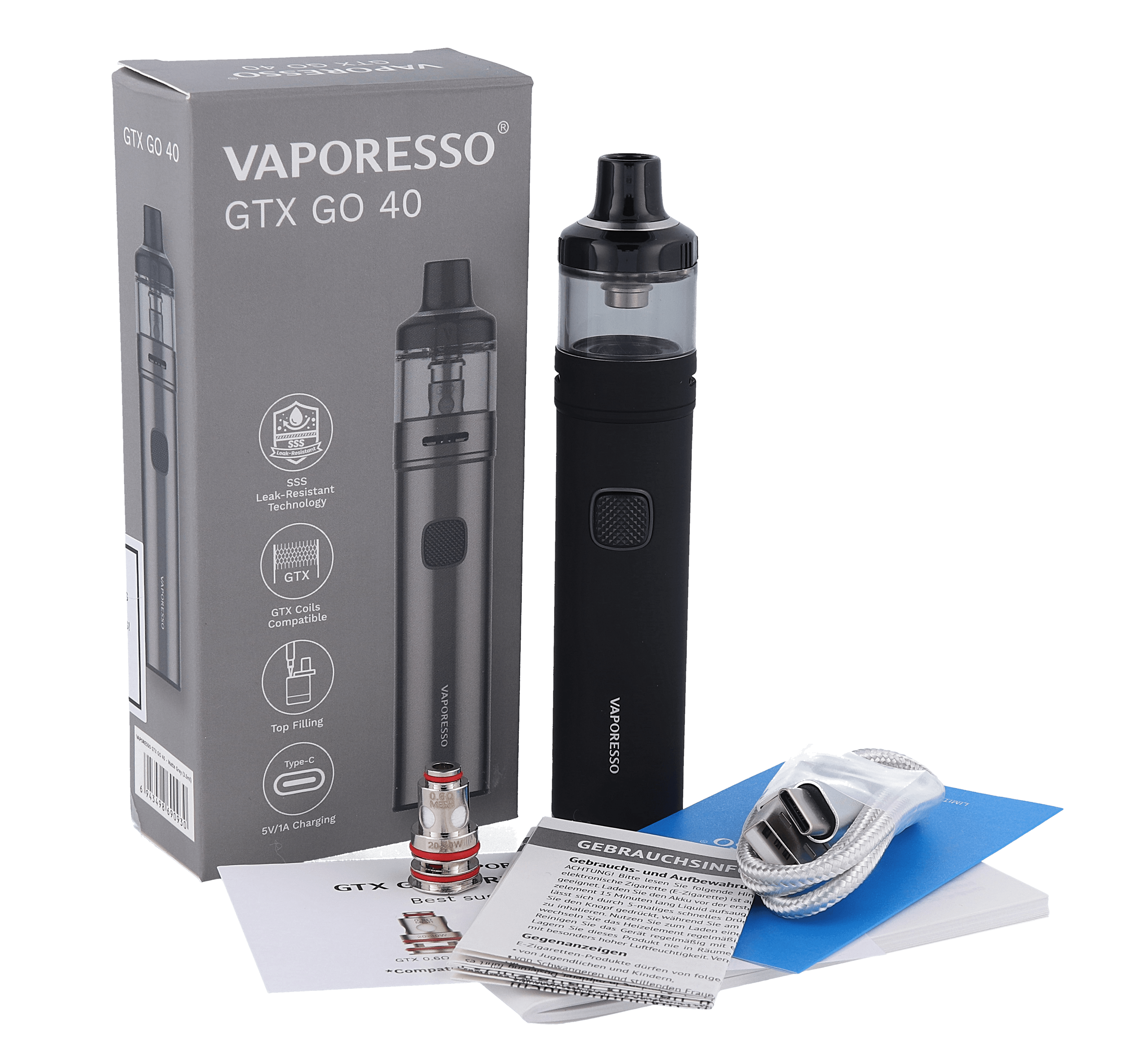 Vaporesso GTX GO 40 E-Zigaretten Set - Dschinni GmbH